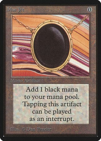 Mox Jet [Limited Edition Beta] MTG Single Magic: The Gathering  | Multizone: Comics And Games
