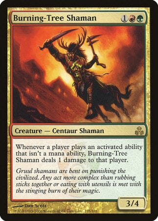 Burning-Tree Shaman [Guildpact] MTG Single Magic: The Gathering  | Multizone: Comics And Games