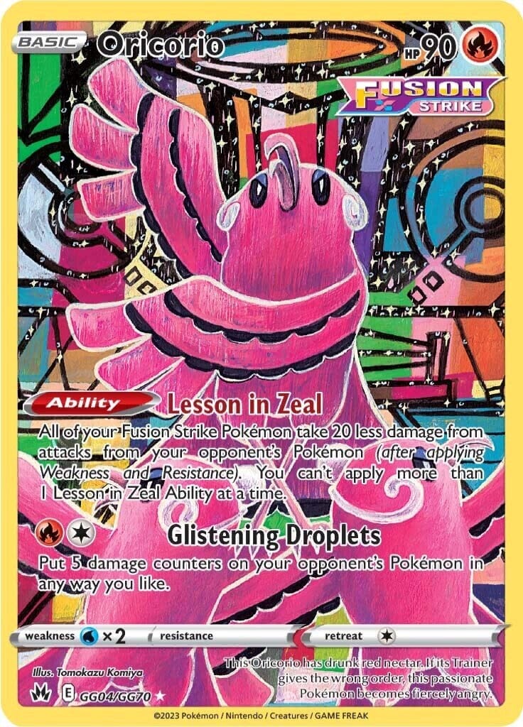 Oricorio (GG04/GG70) [Sword & Shield: Crown Zenith] Pokemon Single Pokémon  | Multizone: Comics And Games
