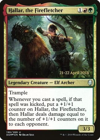 Hallar, the Firefletcher [Dominaria Promos] MTG Single Magic: The Gathering  | Multizone: Comics And Games