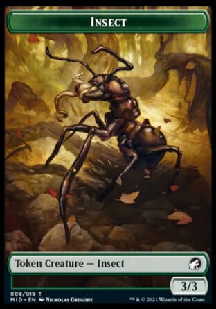 Insect Token [Innistrad: Midnight Hunt Tokens] MTG Single Magic: The Gathering  | Multizone: Comics And Games