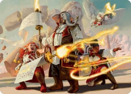 Lorehold Command Art Card [Strixhaven: School of Mages Art Series] MTG Single Magic: The Gathering  | Multizone: Comics And Games