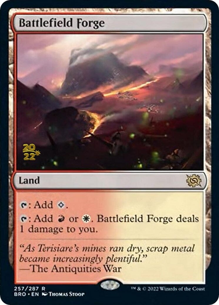 Battlefield Forge [The Brothers' War: Prerelease Promos] MTG Single Magic: The Gathering  | Multizone: Comics And Games