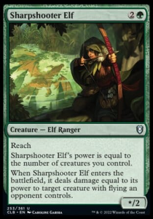 Sharpshooter Elf [Commander Legends: Battle for Baldur's Gate] MTG Single Magic: The Gathering  | Multizone: Comics And Games