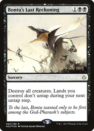 Bontu's Last Reckoning [Hour of Devastation Promos] MTG Single Magic: The Gathering  | Multizone: Comics And Games