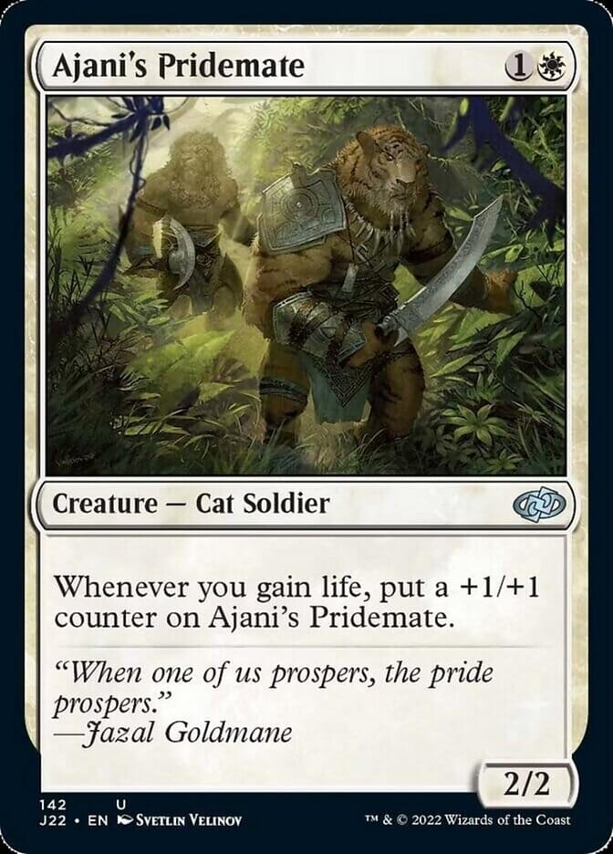 Ajani's Pridemate [Jumpstart 2022] MTG Single Magic: The Gathering  | Multizone: Comics And Games