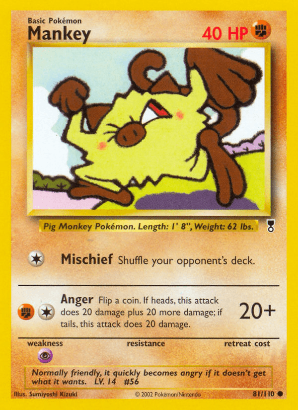 Mankey (81/110) [Legendary Collection] Pokemon Single Pokémon  | Multizone: Comics And Games