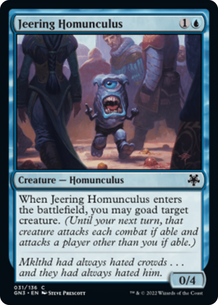 Jeering Homunculus [Game Night: Free-for-All] MTG Single Magic: The Gathering  | Multizone: Comics And Games