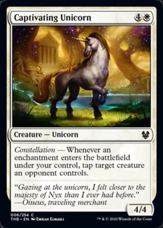 Captivating Unicorn [Theros Beyond Death] MTG Single Magic: The Gathering  | Multizone: Comics And Games