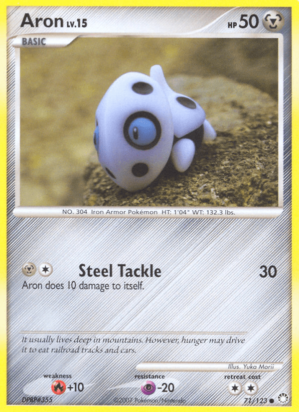 Aron (71/123) [Diamond & Pearl: Mysterious Treasures] Pokemon Single Pokémon  | Multizone: Comics And Games