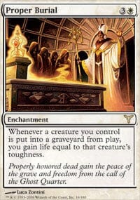 Proper Burial [Dissension] MTG Single Magic: The Gathering  | Multizone: Comics And Games