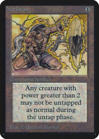 Meekstone [Limited Edition Alpha] MTG Single Magic: The Gathering  | Multizone: Comics And Games