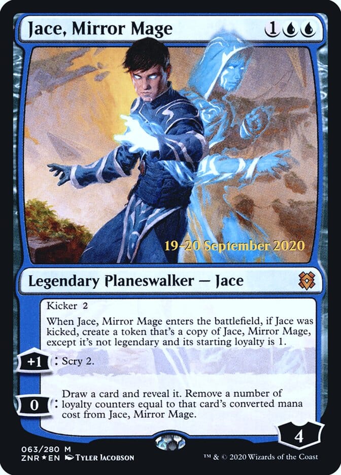 Jace, Mirror Mage [Zendikar Rising Prerelease Promos] MTG Single Magic: The Gathering  | Multizone: Comics And Games