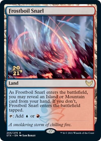 Frostboil Snarl [Strixhaven: School of Mages Prerelease Promos] MTG Single Magic: The Gathering  | Multizone: Comics And Games