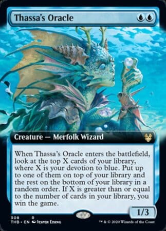 Thassa's Oracle (Extended Art) [Theros Beyond Death] MTG Single Magic: The Gathering  | Multizone: Comics And Games