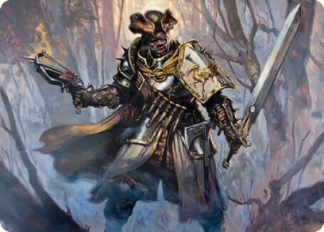 Brutal Cathar Art Card [Innistrad: Midnight Hunt Art Series] MTG Single Magic: The Gathering  | Multizone: Comics And Games