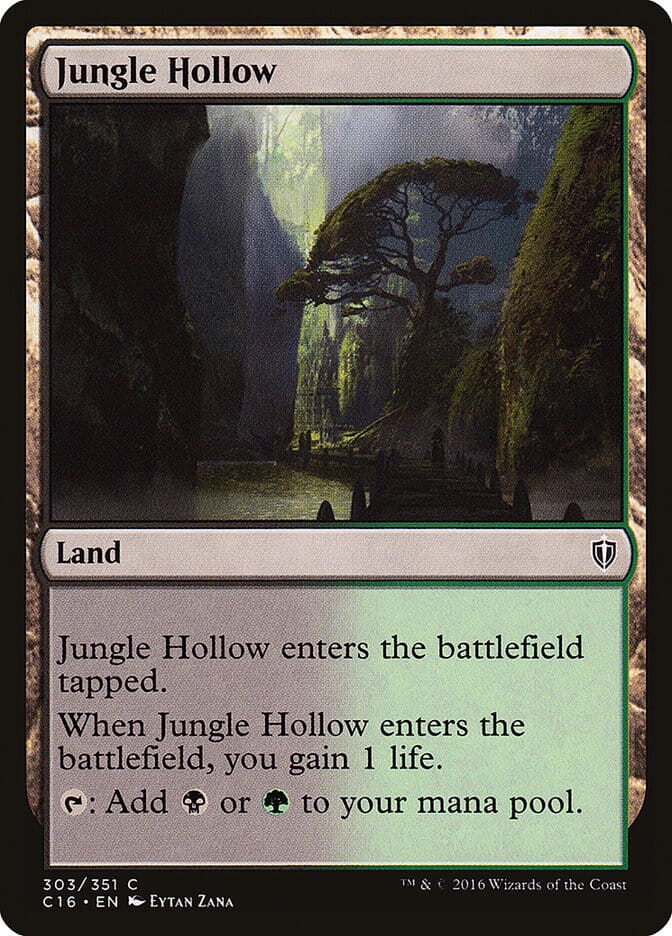 Jungle Hollow [Commander 2016] MTG Single Magic: The Gathering  | Multizone: Comics And Games