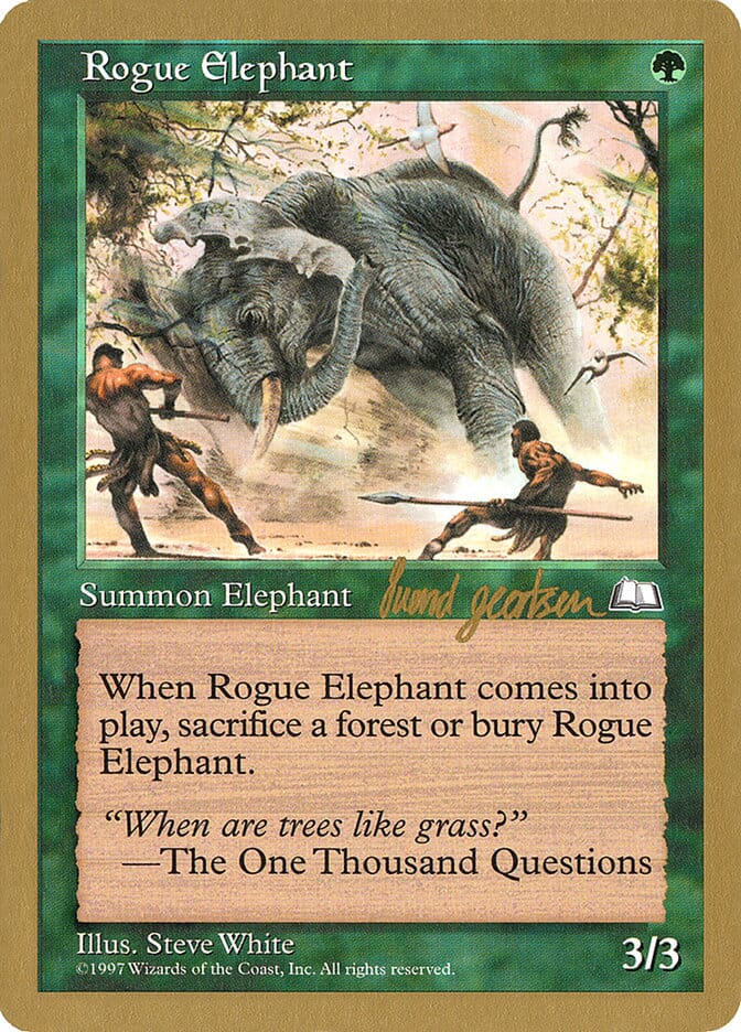 Rogue Elephant (Svend Geertsen) [World Championship Decks 1997] MTG Single Magic: The Gathering  | Multizone: Comics And Games