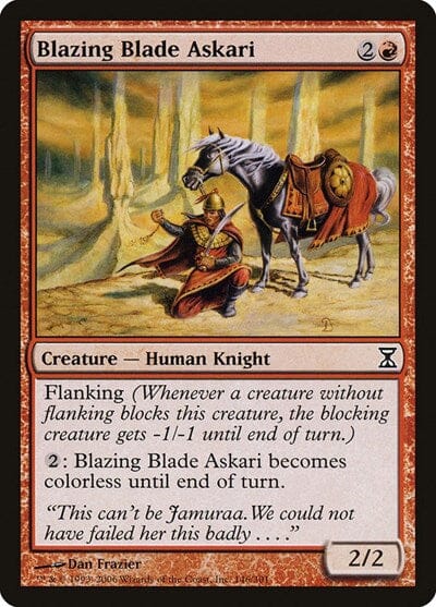 Blazing Blade Askari [Time Spiral] MTG Single Magic: The Gathering  | Multizone: Comics And Games