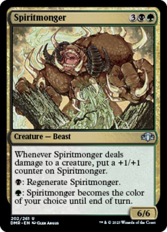 Spiritmonger [Dominaria Remastered] MTG Single Magic: The Gathering  | Multizone: Comics And Games