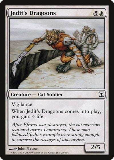 Jedit's Dragoons [Time Spiral] MTG Single Magic: The Gathering  | Multizone: Comics And Games