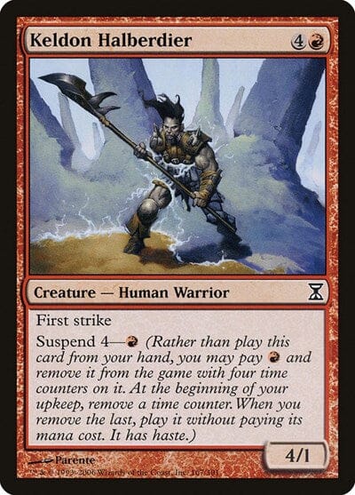 Keldon Halberdier [Time Spiral] MTG Single Magic: The Gathering  | Multizone: Comics And Games