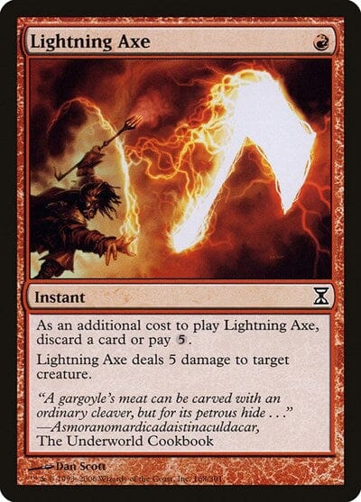 Lightning Axe [Time Spiral] MTG Single Magic: The Gathering  | Multizone: Comics And Games