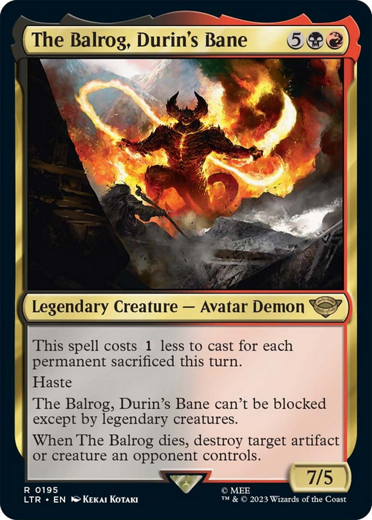 The Balrog, Durin's Bane [The Lord of the Rings: Tales of Middle-Earth] | Multizone: Comics And Games