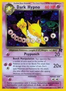 Dark Hypno (9/82) [Team Rocket Unlimited] Pokemon Single Pokémon  | Multizone: Comics And Games