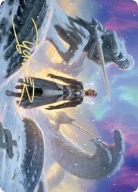 Search for Glory Art Card (Gold-Stamped Signature) [Kaldheim: Art Series] MTG Single Magic: The Gathering  | Multizone: Comics And Games