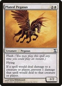 Plated Pegasus [Time Spiral] MTG Single Magic: The Gathering  | Multizone: Comics And Games