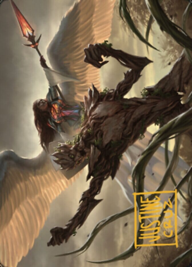 Strength of the Coalition Art Card (Gold-Stamped Signature) [Dominaria United Art Series] MTG Single Magic: The Gathering  | Multizone: Comics And Games