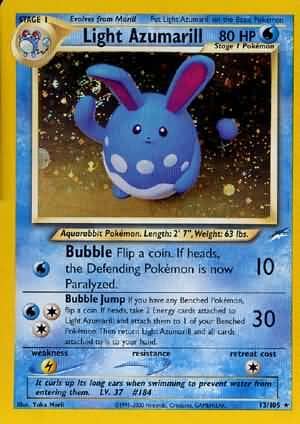 Light Azumarill (13/105) [Neo Destiny Unlimited] Pokemon Single Pokémon  | Multizone: Comics And Games