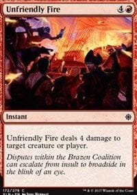 Unfriendly Fire [Ixalan] MTG Single Magic: The Gathering  | Multizone: Comics And Games