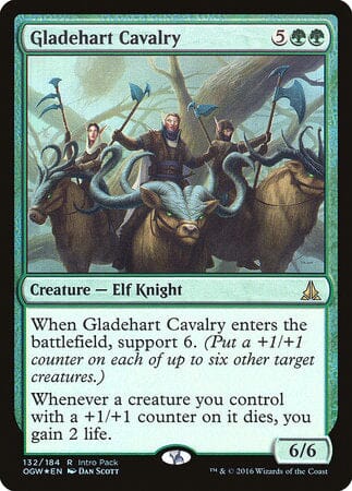 Gladehart Cavalry [Oath of the Gatewatch Promos] MTG Single Magic: The Gathering  | Multizone: Comics And Games
