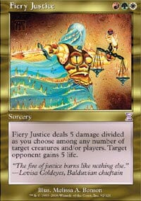 Fiery Justice [Time Spiral Timeshifted] MTG Single Magic: The Gathering  | Multizone: Comics And Games