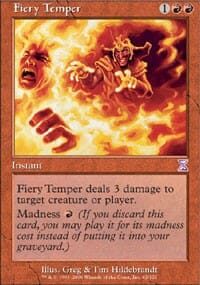 Fiery Temper [Time Spiral Timeshifted] MTG Single Magic: The Gathering  | Multizone: Comics And Games
