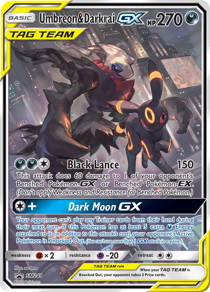 Umbreon & Darkrai GX (SM241) [Sun & Moon: Black Star Promos] Pokemon Single Pokémon  | Multizone: Comics And Games
