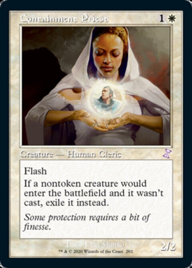 Containment Priest (Timeshifted) [Time Spiral Remastered] MTG Single Magic: The Gathering  | Multizone: Comics And Games