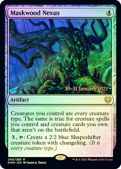 Maskwood Nexus [Kaldheim Prerelease Promos] MTG Single Magic: The Gathering  | Multizone: Comics And Games