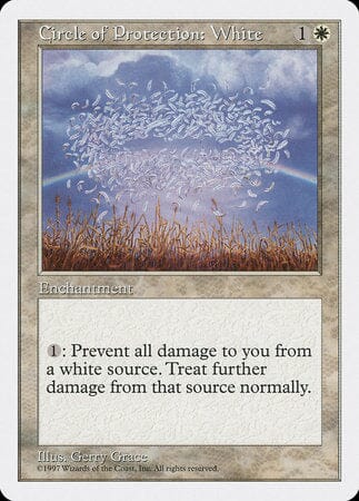 Circle of Protection: White [Fifth Edition] MTG Single Magic: The Gathering  | Multizone: Comics And Games