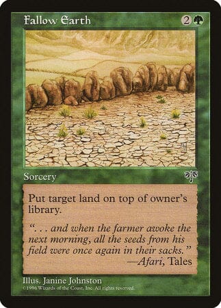 Fallow Earth [Mirage] MTG Single Magic: The Gathering  | Multizone: Comics And Games