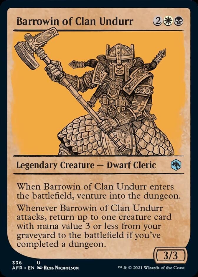 Barrowin of Clan Undurr (Showcase) [Dungeons & Dragons: Adventures in the Forgotten Realms] MTG Single Magic: The Gathering  | Multizone: Comics And Games