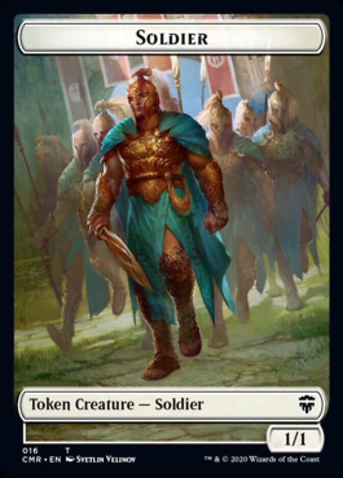 Cat // Soldier Token [Commander Legends Tokens] MTG Single Magic: The Gathering  | Multizone: Comics And Games