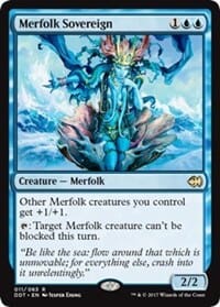 Merfolk Sovereign [Duel Decks: Merfolk vs. Goblins] MTG Single Magic: The Gathering  | Multizone: Comics And Games