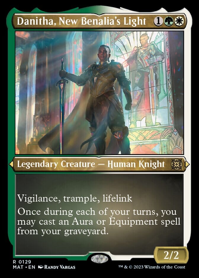 Danitha, New Benalia's Light (Foil Etched) [March of the Machine: The Aftermath] MTG Single Magic: The Gathering  | Multizone: Comics And Games