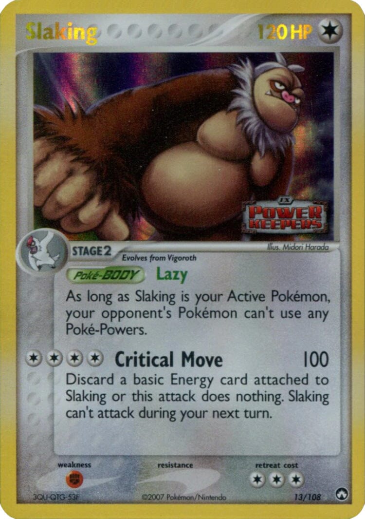 Slaking (13/108) (Stamped) [EX: Power Keepers] Pokemon Single Pokémon  | Multizone: Comics And Games