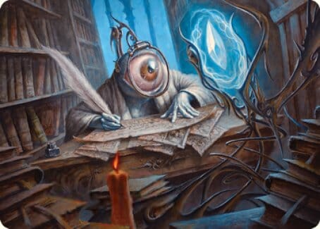 Unblinking Observer Art Card [Innistrad: Midnight Hunt Art Series] MTG Single Magic: The Gathering  | Multizone: Comics And Games