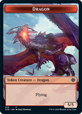 Dragon // Dragon Double-Sided Token [Starter Commander Decks] MTG Single Magic: The Gathering  | Multizone: Comics And Games