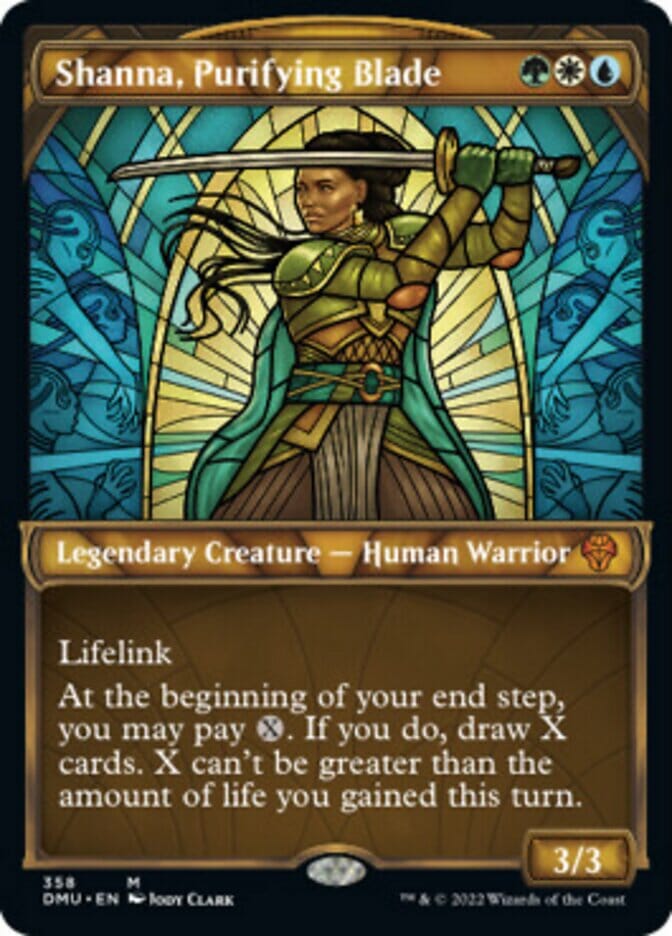 Shanna, Purifying Blade (Showcase Textured) [Dominaria United] MTG Single Magic: The Gathering  | Multizone: Comics And Games